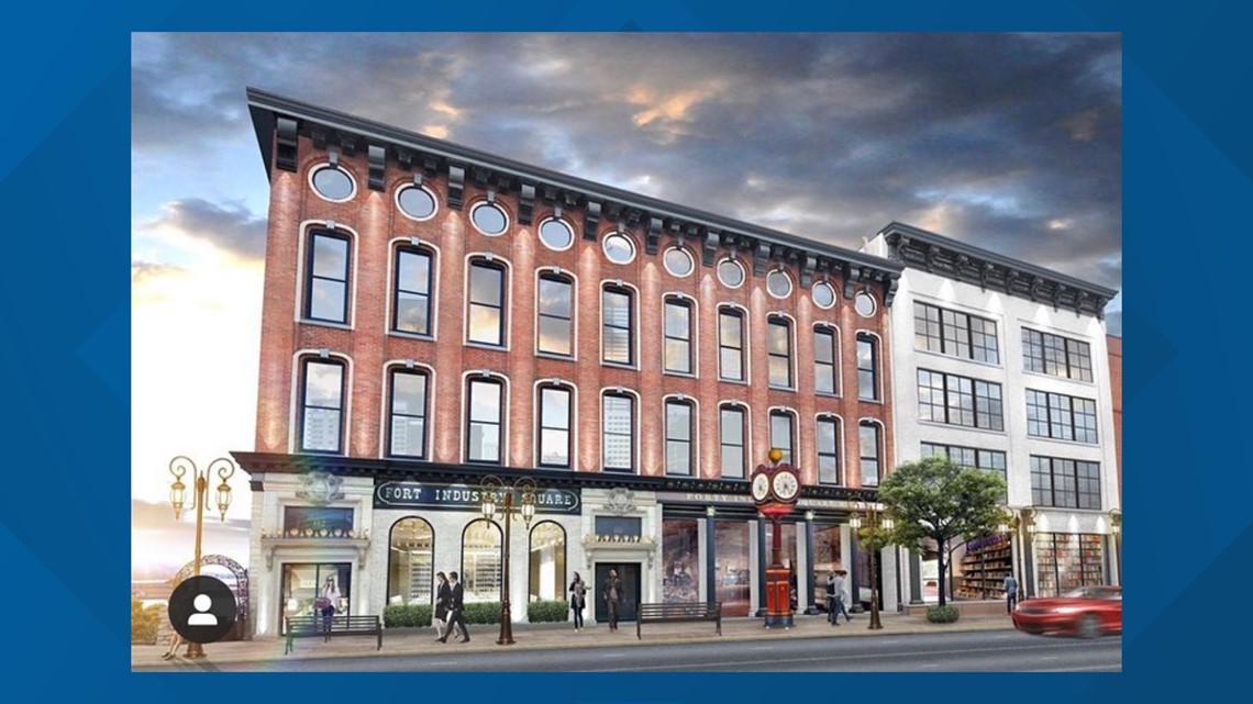The Fort Industry Square project in downtown Toledo is taking shape